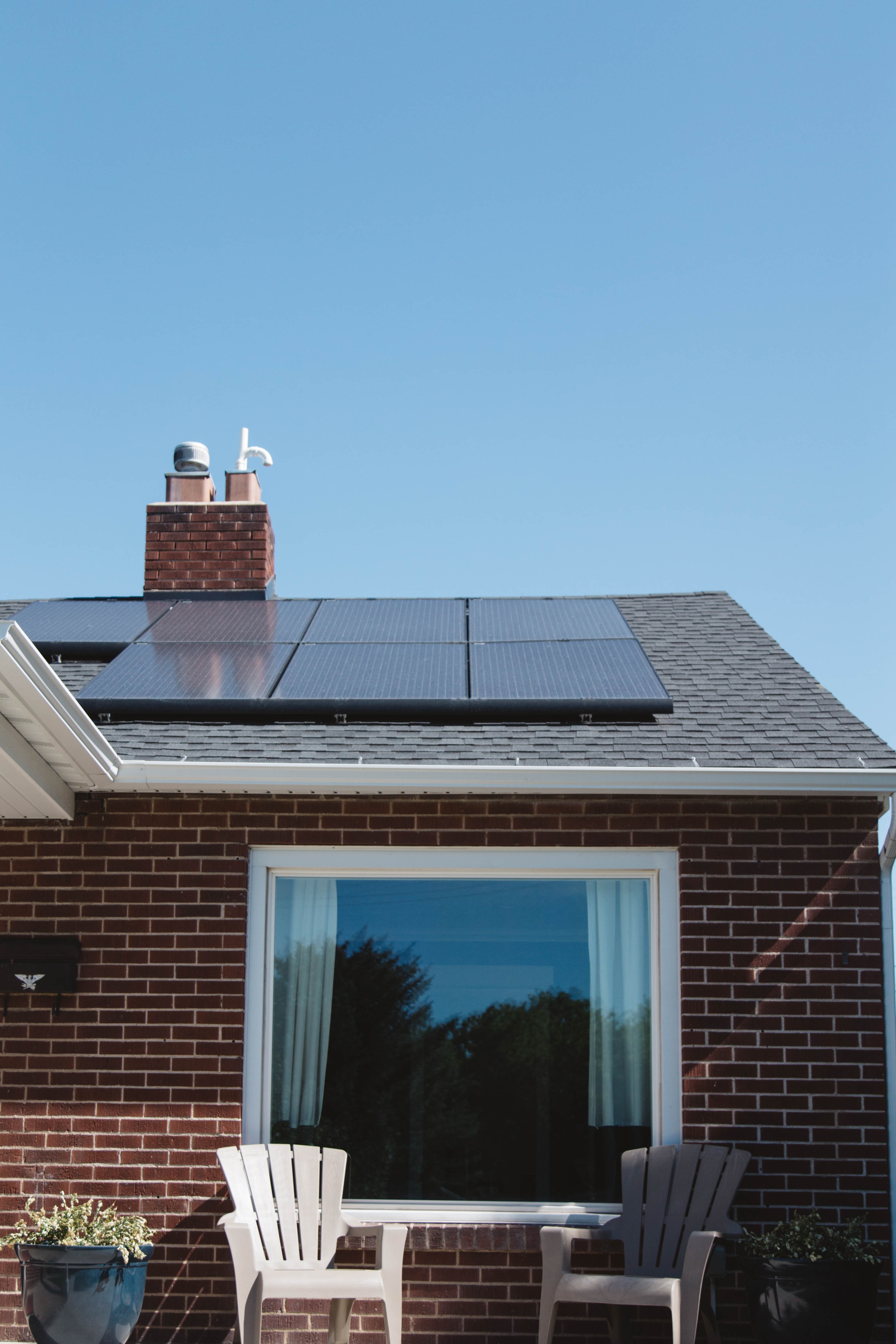 Impianto fotovoltaico su tetto casa